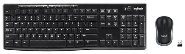 Main image of Logitech MK270 Full Size Wireless Keyboard and Mouse Combo - Black