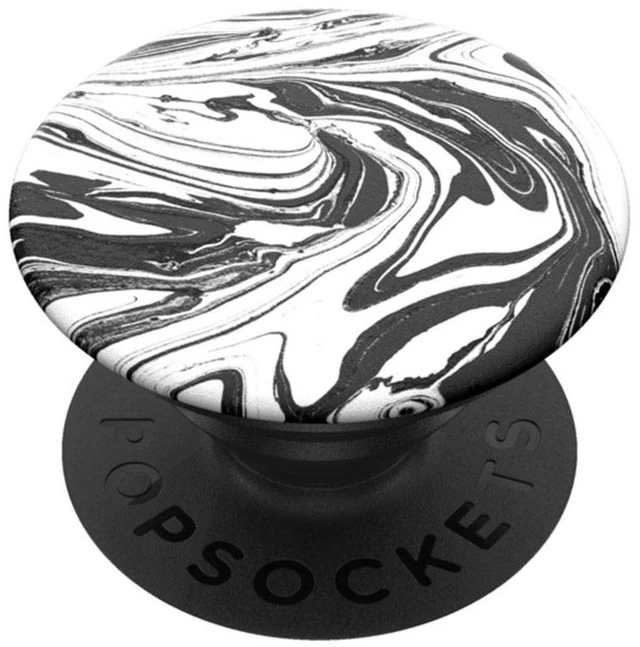 Main image of PopSockets Phone Grip Mod Marble PopGrip PopSocket W/ Swappable Top Black Marble