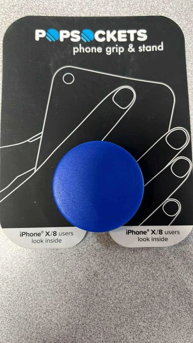 Main image of PopSockets Collapsible Grip & Stand for Phones and Tablets - Blue