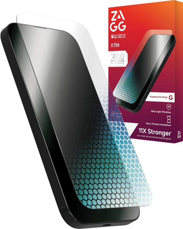 Main image of ZAGG Screen Protector XTR4 16 Pro (2024 iPhone 6.3" Pro) XTR4 Clear