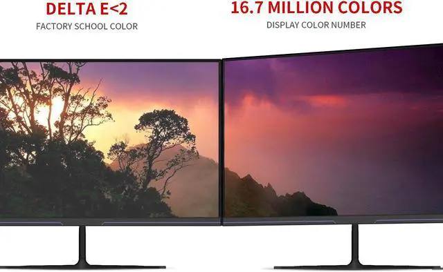 Alt view image 6 of 7 - LGLO 27Inch 2K 165Hz 100%sRGB 2560x1440P HDR Gaming Monitor With 178° Wide Viewing Angle, Built-in Speaker, Support HDMI and DP, VESA Mountable