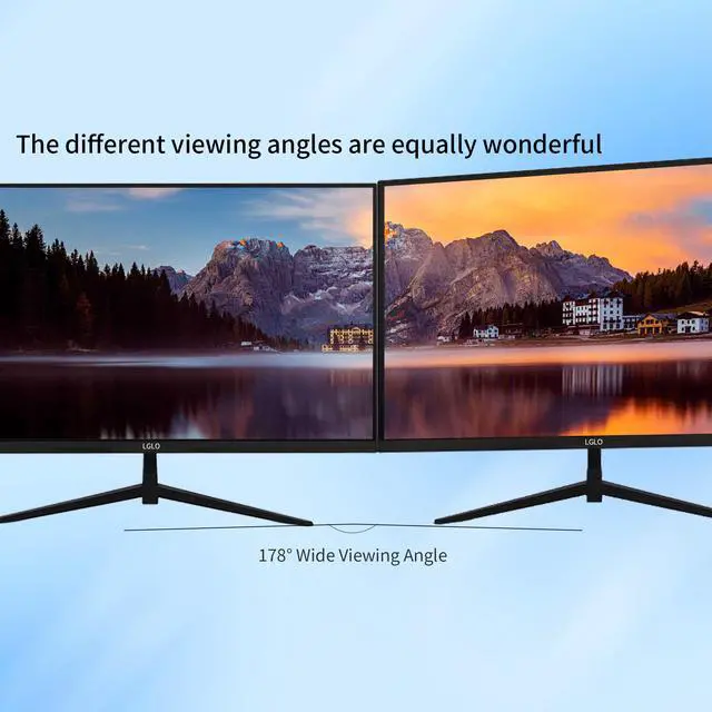 Alt view image 6 of 7 - LGLO 27 Inch 4K UHD (3840x2160) Monitor, Dual Mode 4K@60Hz/2K@144Hz, IPS Panel, Borderless Design, HDR400, 99% sRGB, Work & Gaming Monitor for Designers, Office, and PC Gaming with HDMI Display Port
