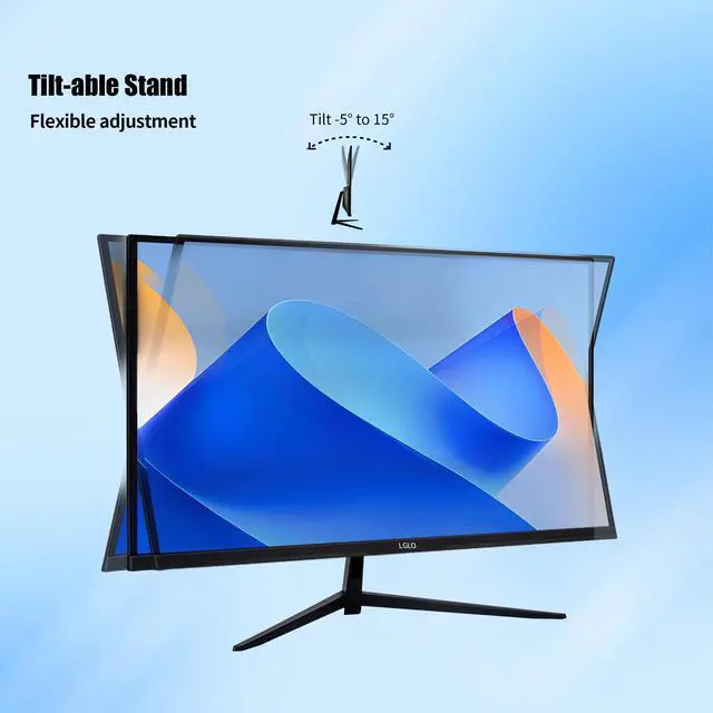 Alt view image 7 of 7 - LGLO 27 Inch 4K UHD (3840x2160) Monitor, Dual Mode 4K@60Hz/2K@144Hz, IPS Panel, Borderless Design, HDR400, 99% sRGB, Work & Gaming Monitor for Designers, Office, and PC Gaming with HDMI Display Port