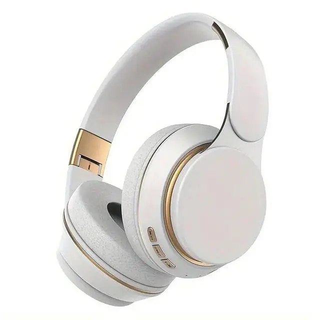 Main image of NO. Wireless BT Headphones Over Ear Comfortable Foldable Headset with Built-in Microphone Ideal for School Tablet PC TV Mobile Travel Winter Gifts HD Sound Quality White