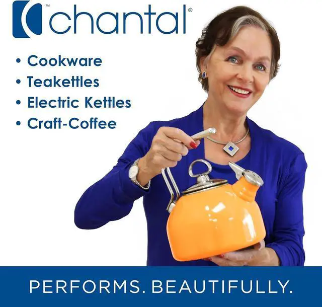 Alt view image 7 of 7 - Chantal Stoneware French Press with Stainless Steel Plunger and Lid, 28 ounce capacity, Blue Cove