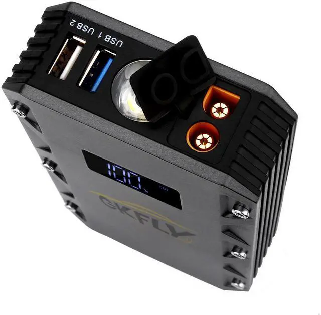 Alt view image 6 of 7 - GKFLY Car Jump Starter 18000mAh 1500A Peak Current 12V Car Power Bank Start Up to 7.0L Gas 5.5L Diesel Engine Portable Auto Battery Booster