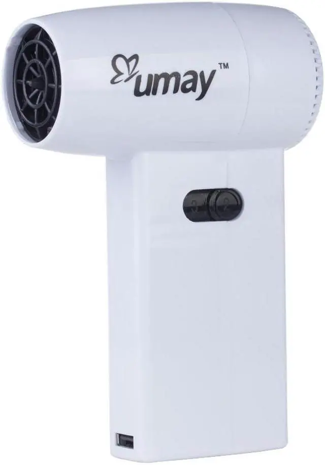 Alt view image 2 of 7 - Art Painting Cordless Hair Dryer Samll Size Hot Wind and Cold Wind Dryer 180watt Baby Skin Using Prevent Diaper Rash Neck Eczema USB Support Charge for Phone Rechargeable Parent-child Travel Blower