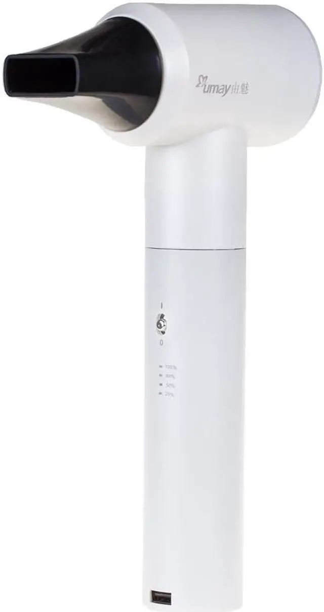 Main image of Wireless Hair Dryer with USB for Phone Power 450 Watt Rechargeable Blower Dry Baby Body Pet Hair Outdoor Camping Travel Tools