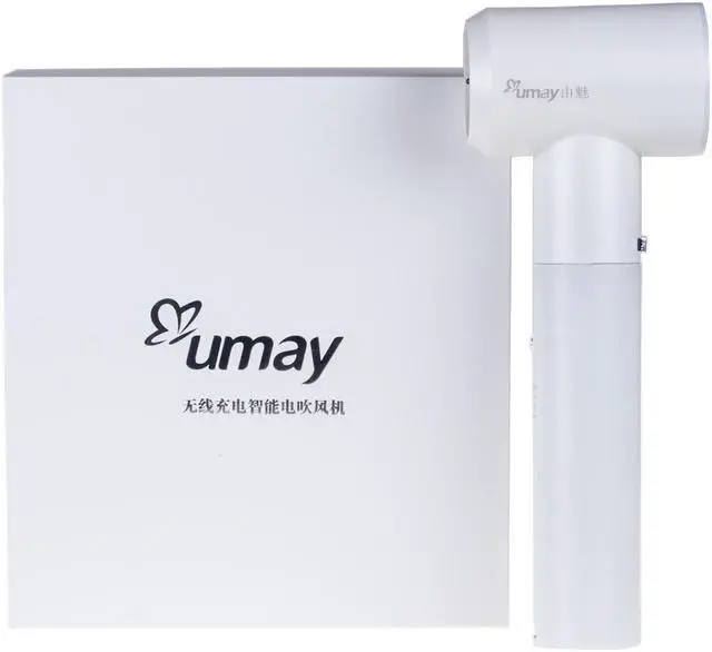 Alt view image 2 of 7 - Wireless Hair Dryer with USB for Phone Power 450 Watt Rechargeable Blower Dry Baby Body Pet Hair Outdoor Camping Travel Tools