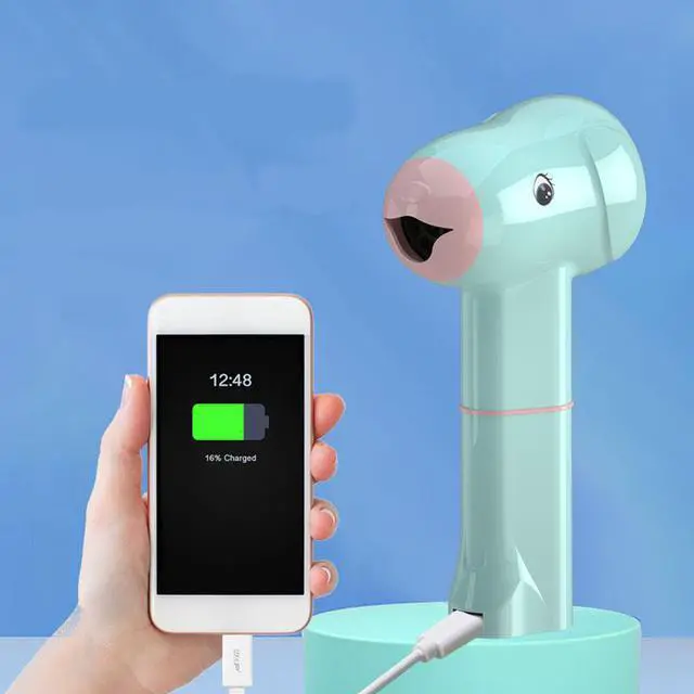 Alt view image 5 of 7 - Cordless Hair Dryer Mini USB Gentle Air Dryer Baby Body Skin, Prevent Diaper Rash Neck Eczema, Baby Health Care Dryer 0-6 Years Using