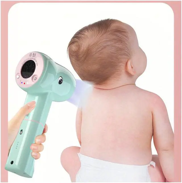 Alt view image 6 of 7 - Cordless Hair Dryer Mini USB Gentle Air Dryer Baby Body Skin, Prevent Diaper Rash Neck Eczema, Baby Health Care Dryer 0-6 Years Using
