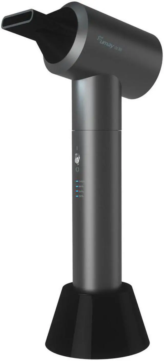 Main image of Wireless Intelligent Hair Dryer with Hot Wind and Natural Air Blower and Battery Seperate Design Cordless Cordless Use Free Blowing