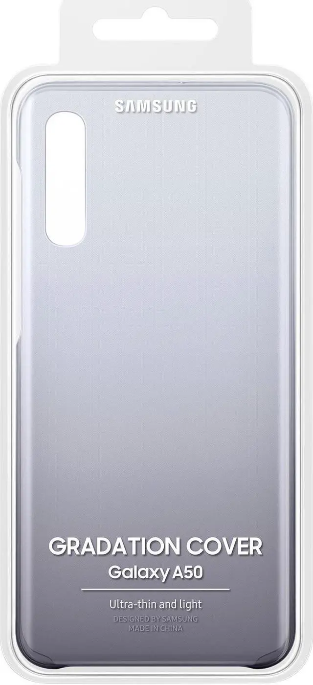 Alt view image 6 of 6 - Samsung Gradation Ultra-Thin Cover Case Black for Samsung Galaxy A50 Cases