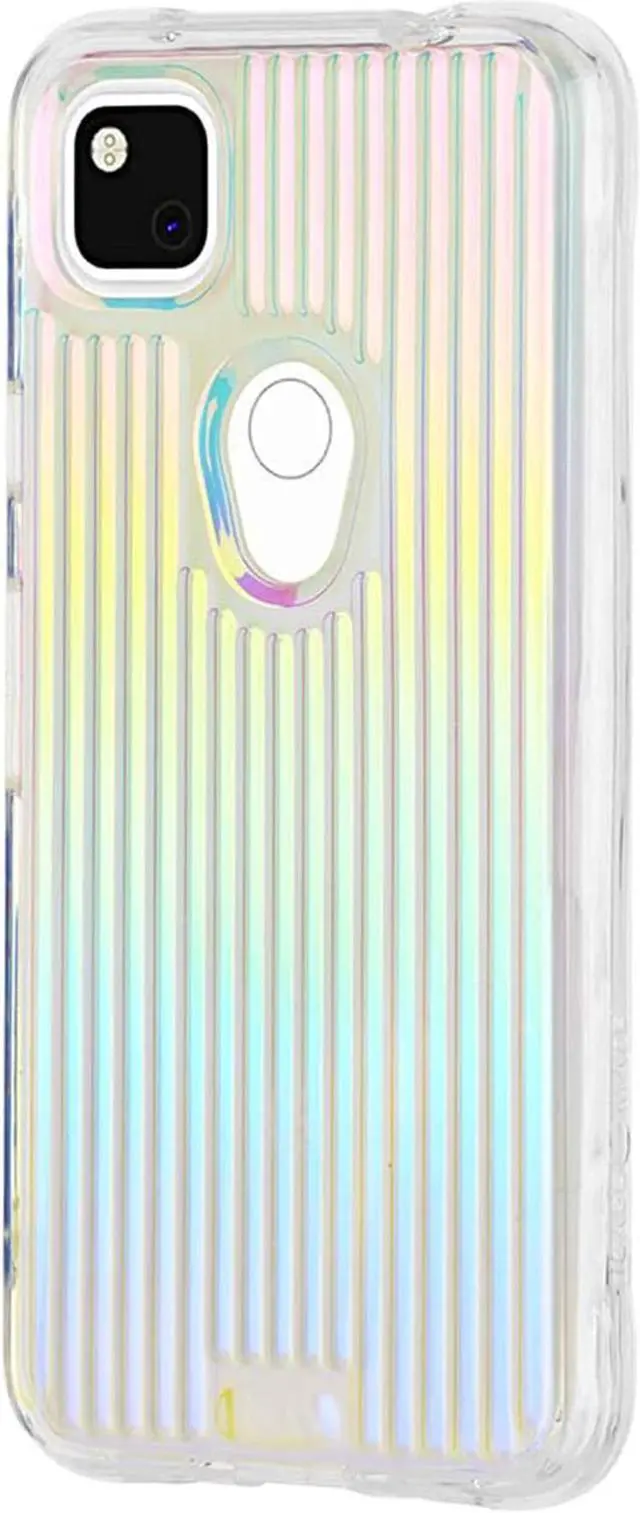 Alt view image 2 of 4 - Case-Mate Tough Groove Case compatible with Pixel 4a - pink