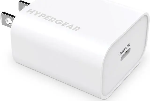 Alt view image 2 of 4 - Hypergear 20W White USB-C PD Wall Charger Hub
