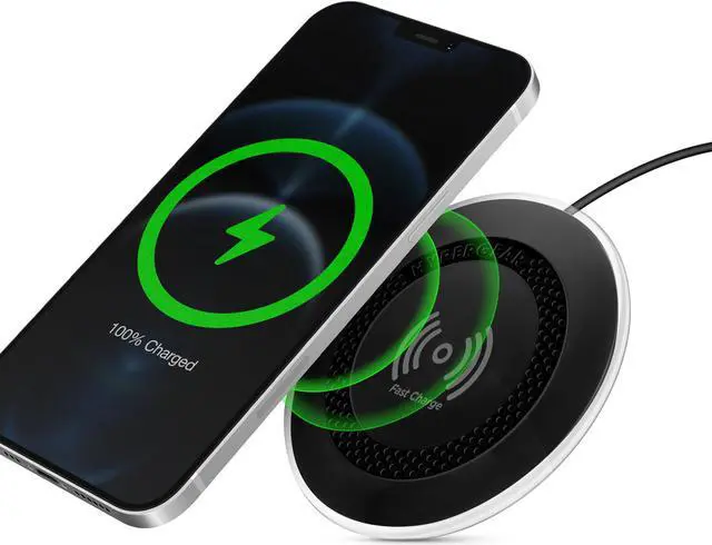 Main image of HyperGear 15W Black ChargePad Pro Wireless Fast Charger w/ Adapter