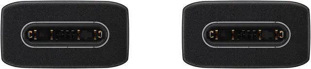 Alt view image 3 of 3 - Samsung OEM Black (100cm) USB Type-C to Type-C Cable