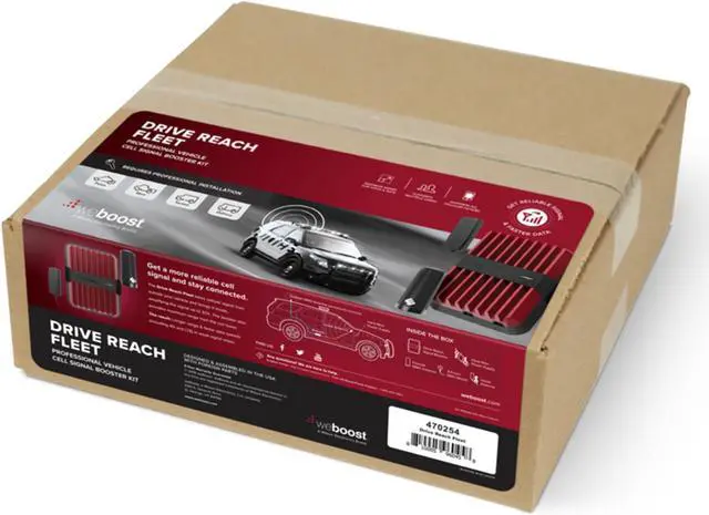 Alt view image 8 of 9 - weBoost Drive Reach Fleet [Multi User] In-Vehicle Cell Phone Signal Booster Kit for Truck/SUV/Fleet All Carriers 3G/4G LTE