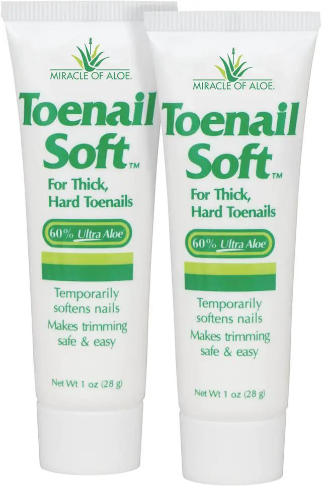 Main image of Toenail Soft Temporary Nail Softening Cream with Aloe 2-Pack 1 Ounce