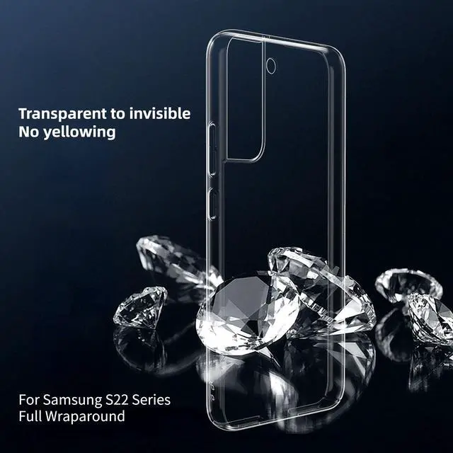 Alt view image 2 of 7 - Honfomy For Samsung S22 Series 5G All-inclusive PC Mobile Phone Case samsung galaxy s22 Transparent Protective Case