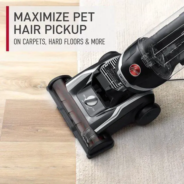 Alt view image 2 of 5 - Hoover MAXLife Power Drive Swivel XL Pet Bagless Upright Vacuum Cleaner with HEPA Media Filtration, UH75210