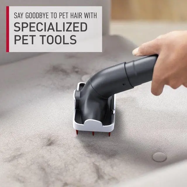 Alt view image 3 of 5 - Hoover MAXLife Power Drive Swivel XL Pet Bagless Upright Vacuum Cleaner with HEPA Media Filtration, UH75210