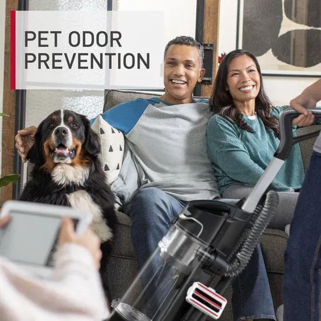 Alt view image 4 of 5 - Hoover MAXLife Power Drive Swivel XL Pet Bagless Upright Vacuum Cleaner with HEPA Media Filtration, UH75210