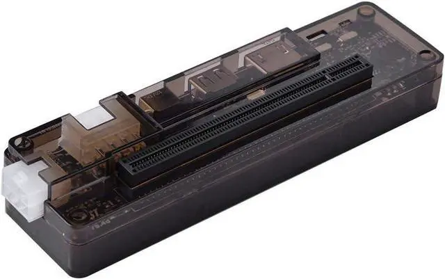 Alt view image 2 of 5 - Laptop External Independent Video Card Dock,for Mini PCIE,Expresscard,6Pin+ Interface Output,Without Power Supply