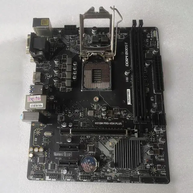 Alt view image 7 of 10 - MSI PRO H310M PRO-VDH PLUS LGA 1151 (300 Series) Intel H310 HDMI SATA 6Gb/s USB 3.1 Micro ATX Intel Motherboard