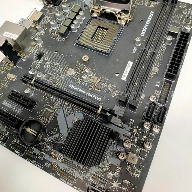 Alt view image 9 of 10 - MSI PRO H310M PRO-VDH PLUS LGA 1151 (300 Series) Intel H310 HDMI SATA 6Gb/s USB 3.1 Micro ATX Intel Motherboard