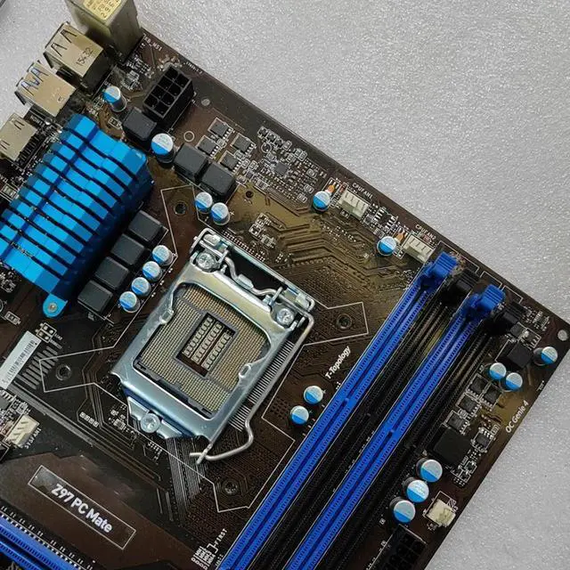 Alt view image 5 of 5 - 100% Working For Msi Z97 PC Mate Desktop Motherboard LGA1150 DDR3 32G SATA3 USB3.0 SUPPORT I7 ATX Original Quality