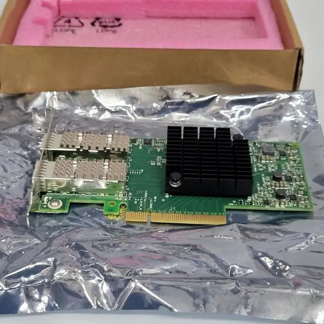 Alt view image 7 of 7 - New NIC CX4121A MCX4121A-XCAT ConnectX-4 Lx EN 10GbE 10Gb/s Dual Port Network Card Works Perfectly Fast Ship High Quality