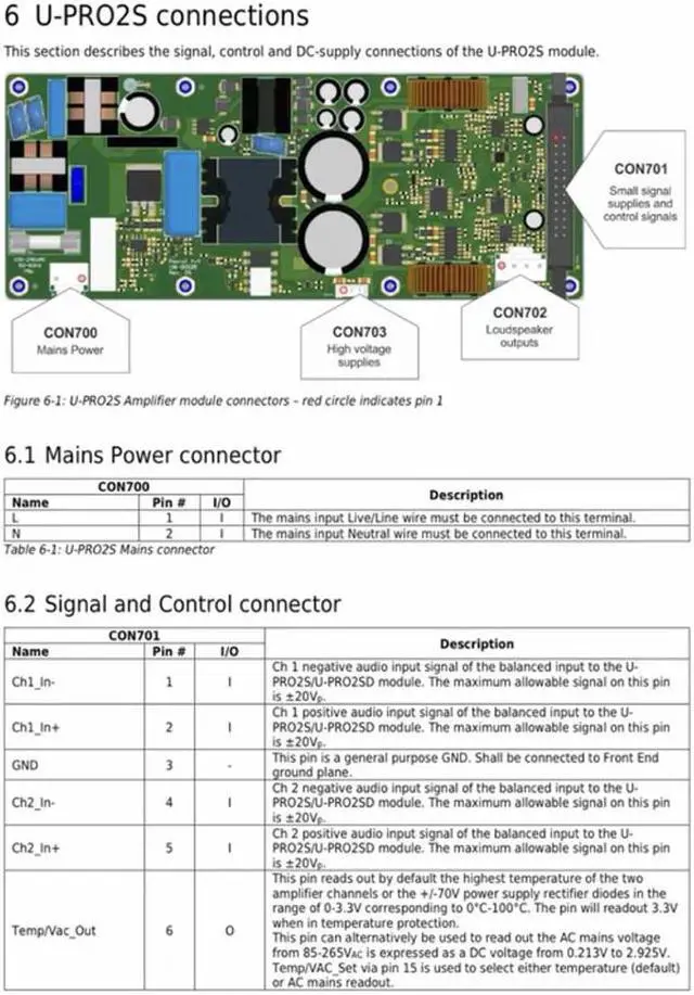 Alt view image 5 of 6 - For Top Audio Amplifier Module Power Amplifier Board 500W Hifi Digital Amplifier Board U-PRO2S