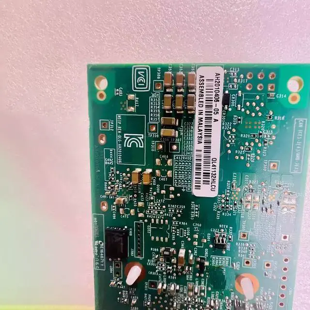 Alt view image 5 of 5 - For QLGC Pcie X8 10 Gigabit Network Card With Dual Electrical Ports QL41132HLCU