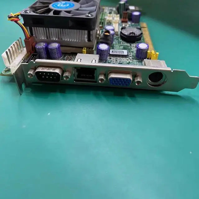 Alt view image 3 of 5 - PCI-6872F half-length industrial motherboard 190K687215 with network port PCI-6872 REV.A1