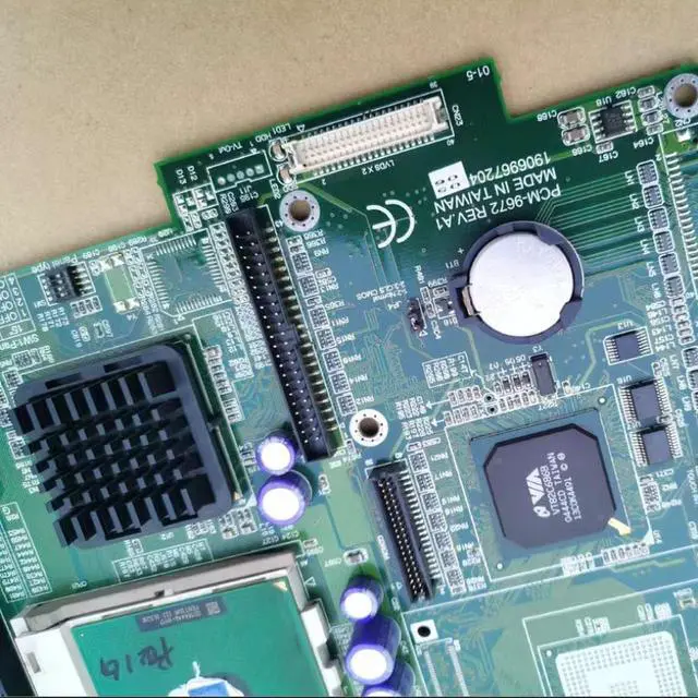 Alt view image 2 of 4 - industrial computer motherboard PCM-9672 REV.A1