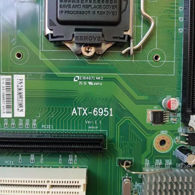 Alt view image 3 of 4 - ATX-6951 Industrial Control Equipment Motherboard LGA 1150