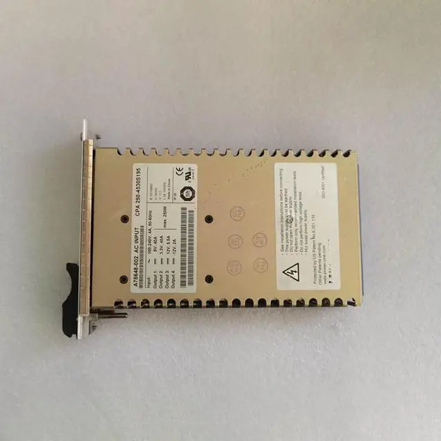 Alt view image 5 of 5 - CPCI module AC A78648-002 CPA 250-4530S195 power supply