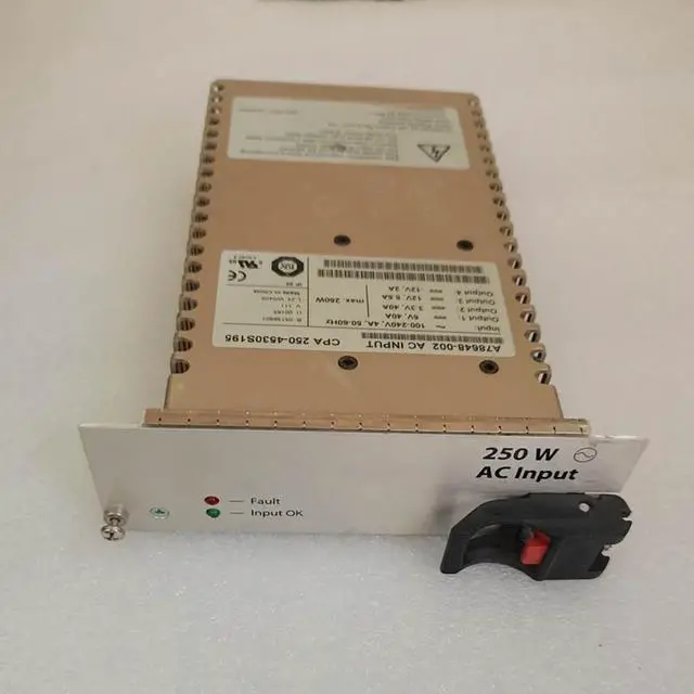 Alt view image 2 of 5 - CPCI module AC A78648-002 CPA 250-4530S195 power supply