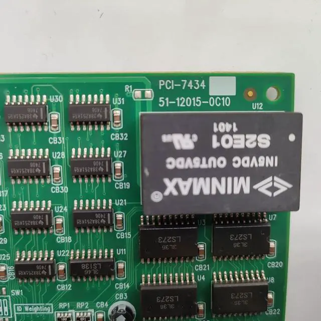 Alt view image 4 of 5 - PCI-7434 51-12015-0C10 64 channel isolated digital I/O card