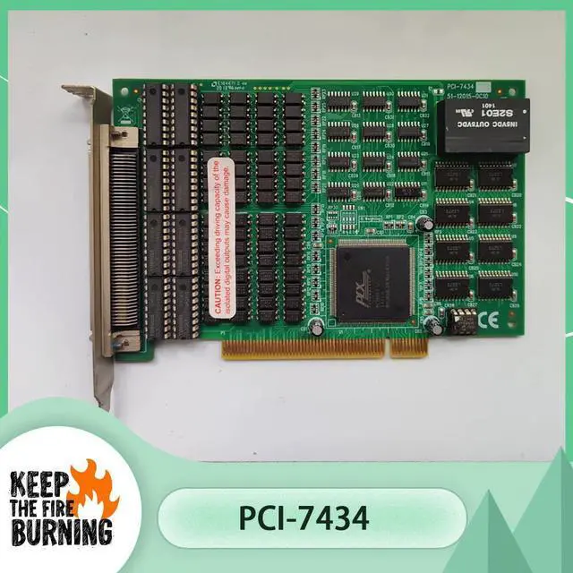 Main image of PCI-7434 51-12015-0C10 64 channel isolated digital I/O card