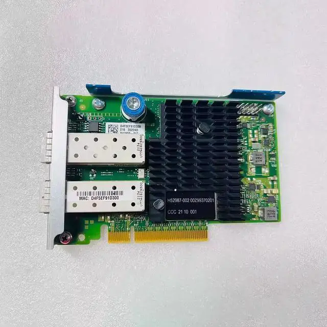 Alt view image 2 of 5 - NIC 10 Gigabit Network Card With Dual Electrical Ports 727054-B21 89004-001 790317-001 562FLR-SFP+