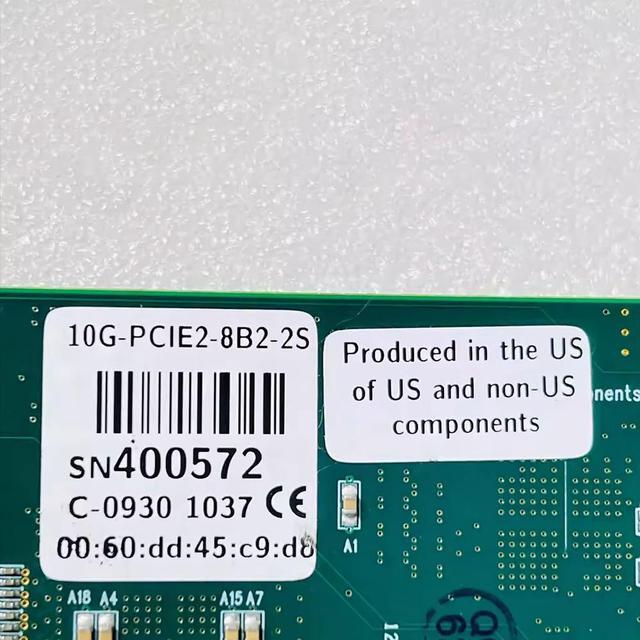 Alt view image 2 of 5 - NIC 10 Gigabitl Network Card 10G-SFP-SR 10G-PCIE2-8B2-2S