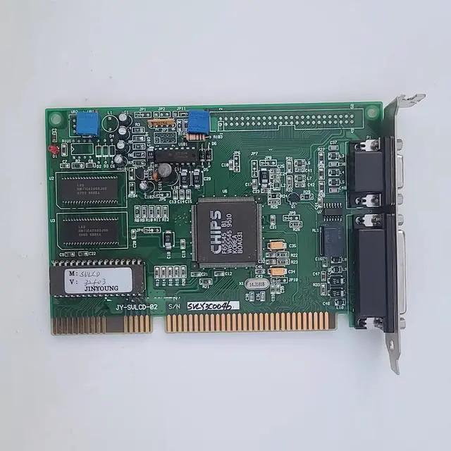 Alt view image 3 of 3 - Original For  JY-SVLCD-02 Dual Output ISA Port Computer Graphics Card
