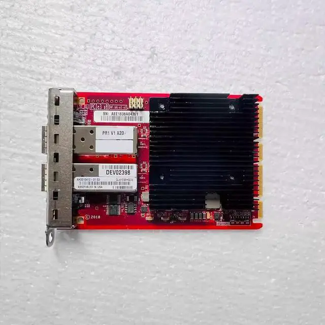 Alt view image 2 of 4 - NIC 10 Gigabit network card with double electrical Ports SFP28 QL41232 QL41232HQCU