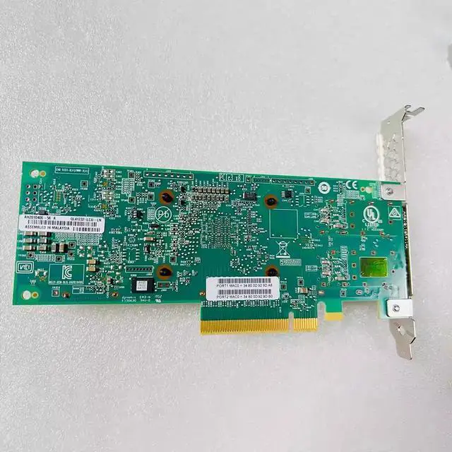 Alt view image 4 of 4 - NIC 25Gb 10 Gigabit network card With Double Electrical Ports 01KR589 SFP28 QL41232HLCU-LN