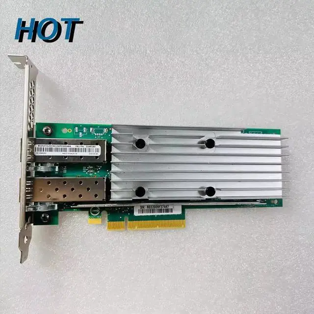 Main image of NIC 25Gb 10 Gigabit network card With Double Electrical Ports 01KR589 SFP28 QL41232HLCU-LN