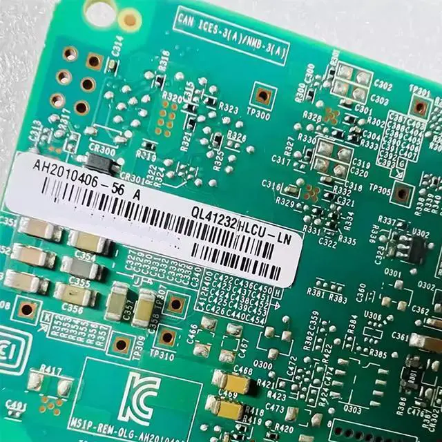 Alt view image 2 of 4 - NIC 25Gb 10 Gigabit network card With Double Electrical Ports 01KR589 SFP28 QL41232HLCU-LN