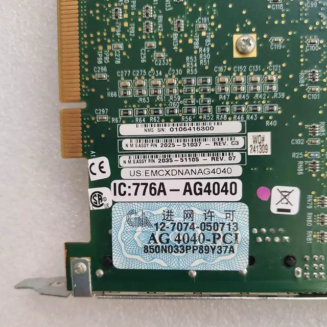 Alt view image 3 of 4 - For NMS AG4040 voice card 776A-AG4040 fax card double-layer circuit board