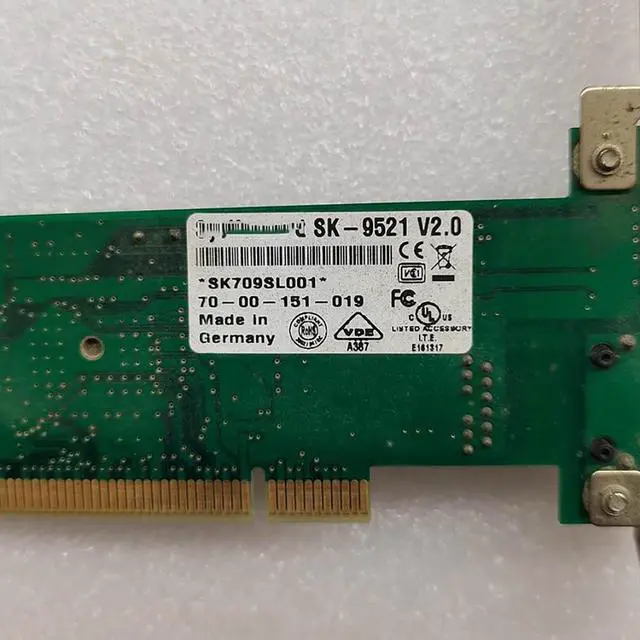 Alt view image 2 of 4 - For  SK-9521 V2.0 PCI Net-work Card Gigabit Ethernet Network
